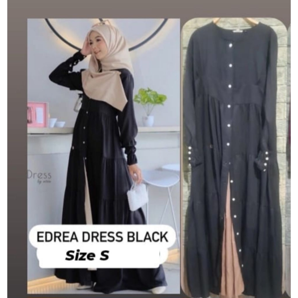 preloved dress gamis edrea dressbyairin dba no ditsy aa wk ria miranda aibaya zaskia