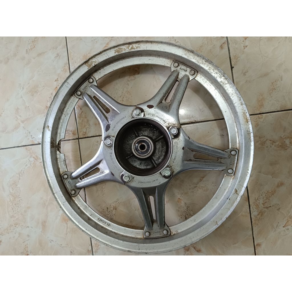 velg jialing comstar bagian belakang
