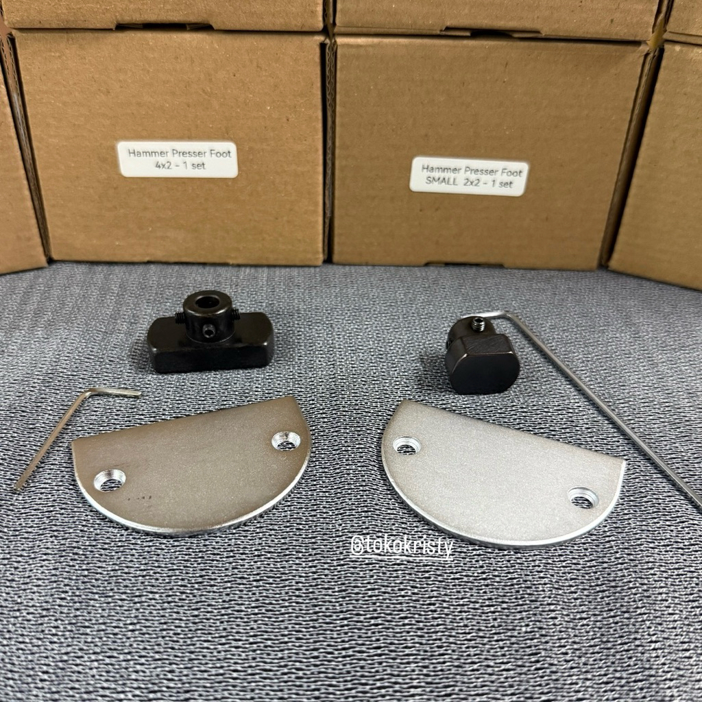 sepatu penghancur payet manik hammer presser foot