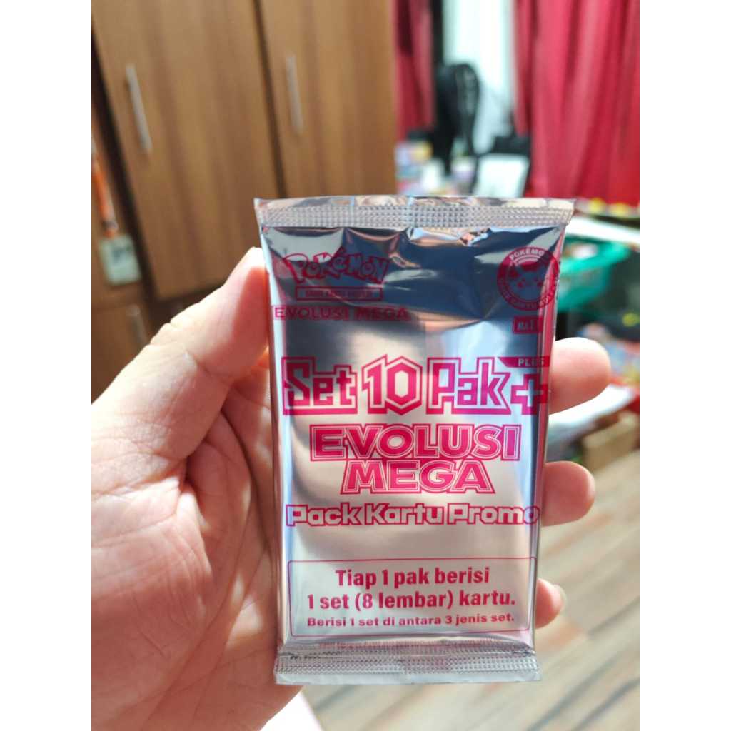 Kartu Pokemon Indonesia Evolusi Mega - Kartu Pack Promo Set Mega Evolusi