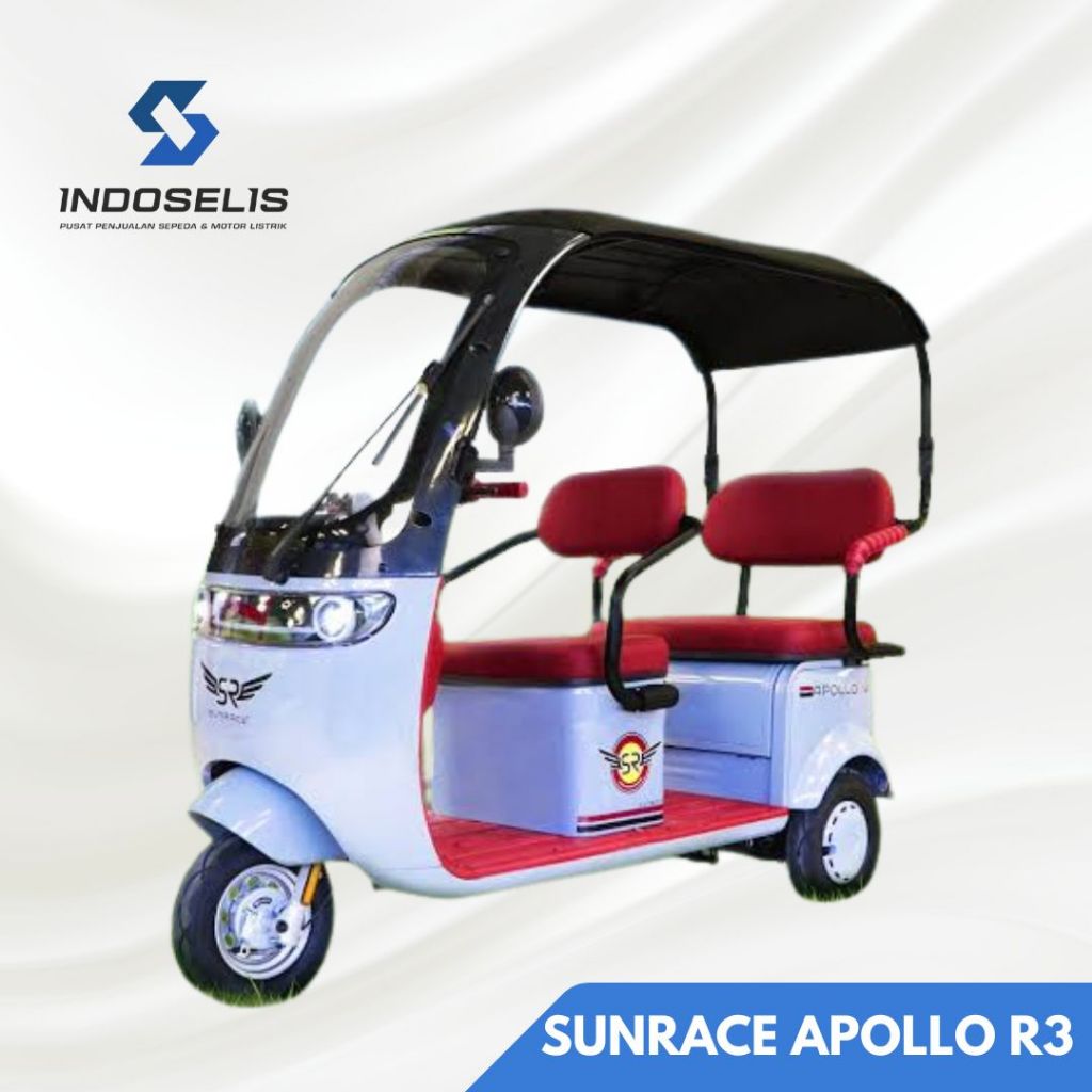 SEPEDA LISTRIK SUNRACE APOLLO R3 |BERGARANSI RESMI I GODA APOLLO R3/EVOLITE FAMILY R3