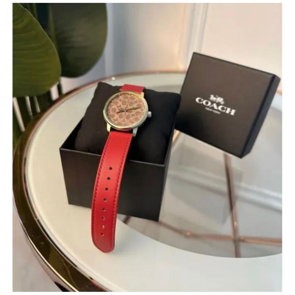 jam tangan coach leather