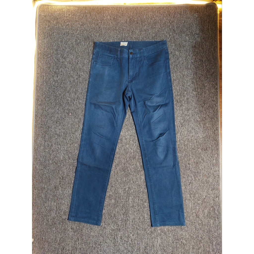 celana jeans blue wash second