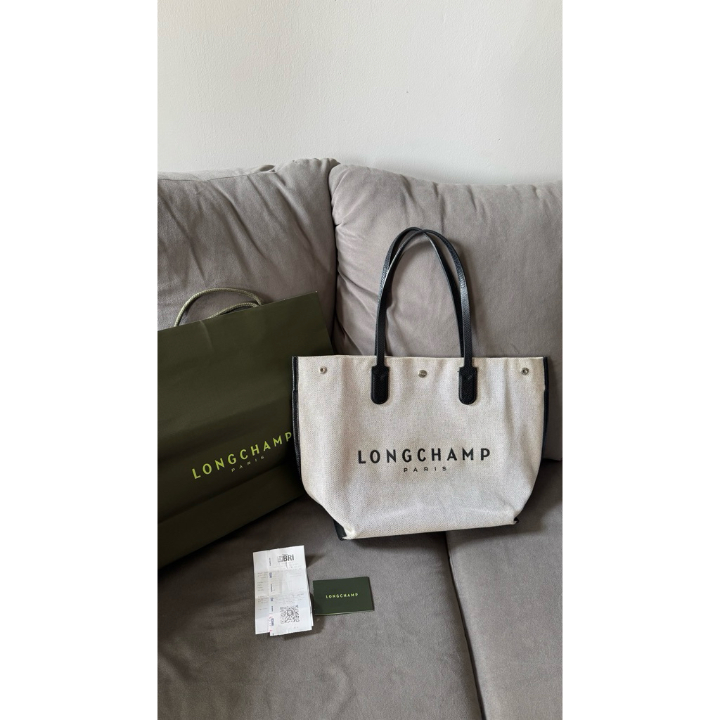 Tas  Longchamp Essential Toile Large Canvas nett price Tote