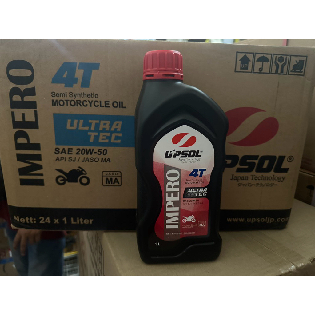 Oli mesin 1liter 4tak motor sport bebek UPSOL