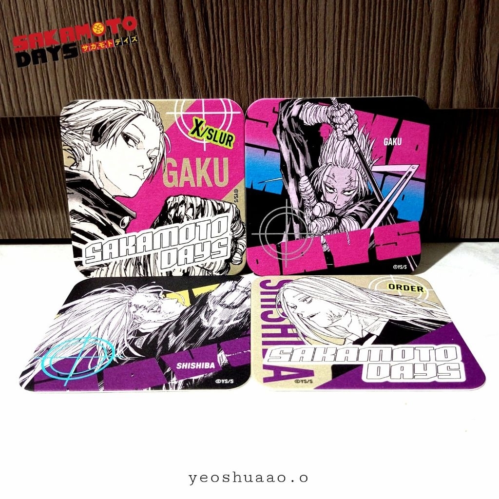 (TAKE ALL) COASTER SAKAMOTO DAYS GAKU & SHISHIBA
