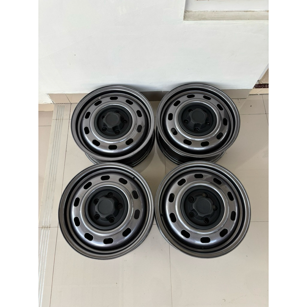 Velg Kaleng Selbo Ring 15 Pcd 5x114 + Dop Model Sahara