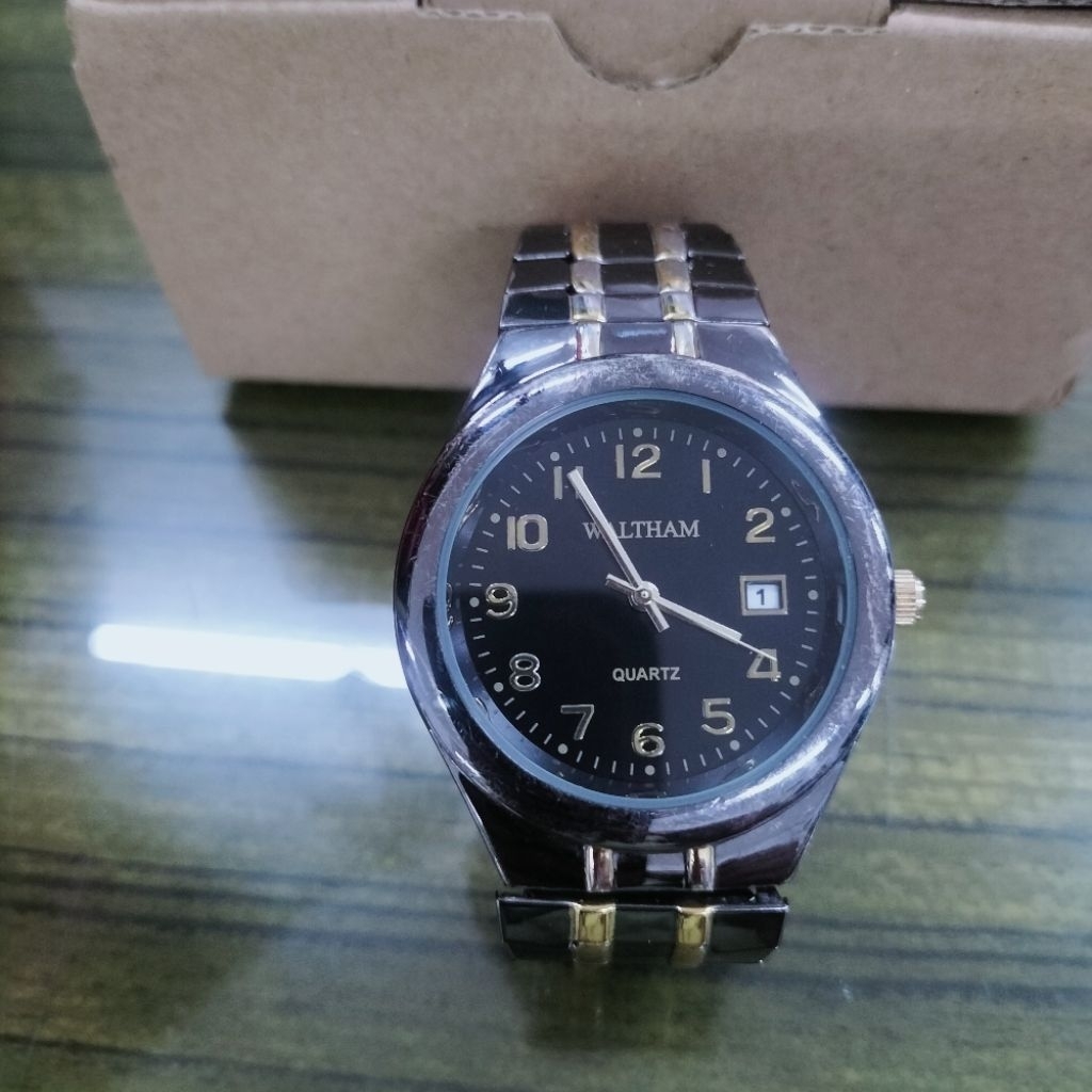 jam tangan unisex brand WALTHAM.bekas.ada minus.baca deskripsi