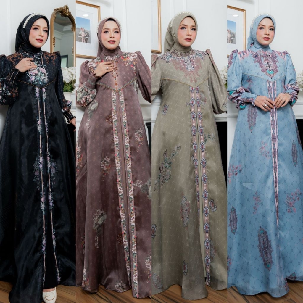 Maqeera dress set voal original Eldeena