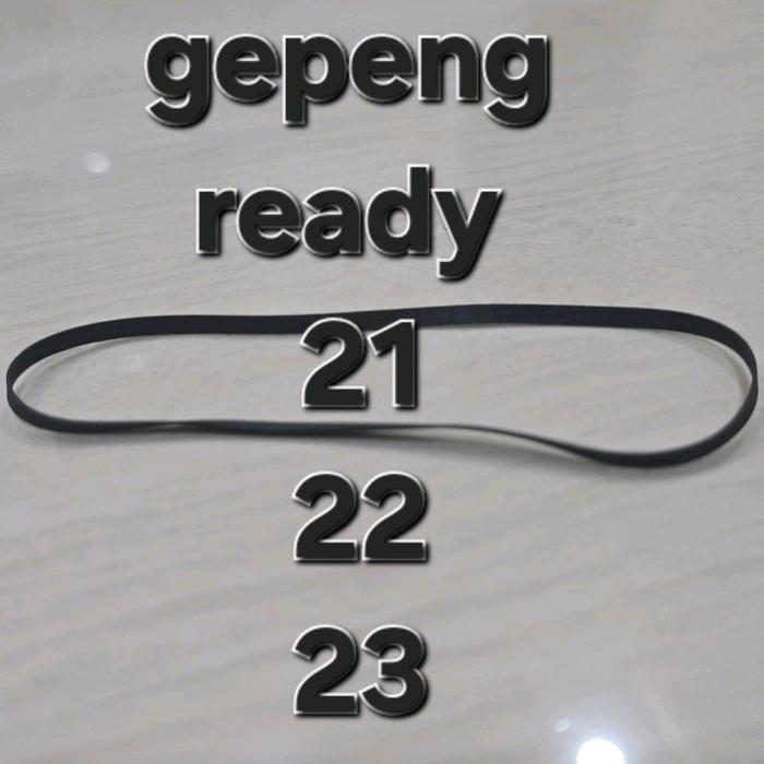 KARET TAPE GEPENG TALI MEKANIK RODA MOTOR DINAMO TAPE DECK JADUL Ukuran Karet Belt TEAC W-760R & W-7