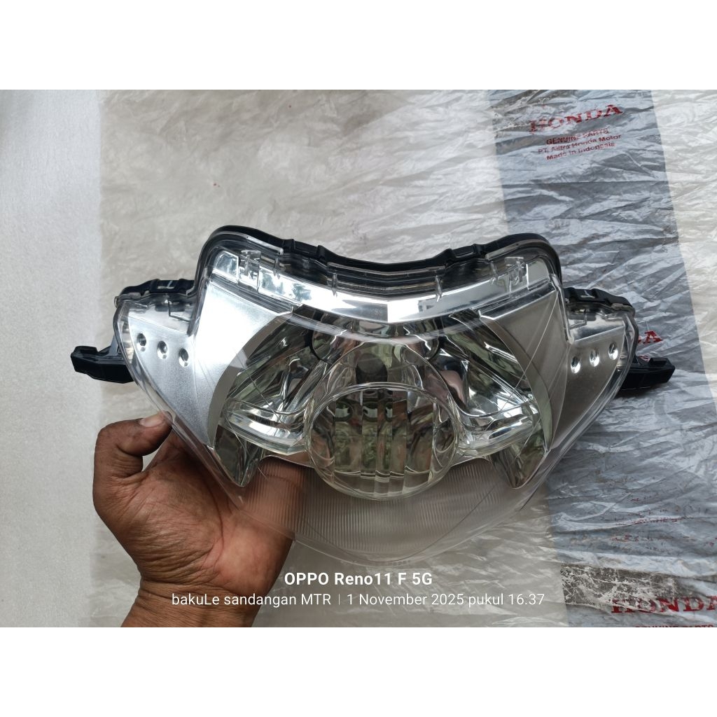 reflektor lampu depan headlamp Honda Supra x 125 old lama original AHM 33110 KTM 851 STANLEY