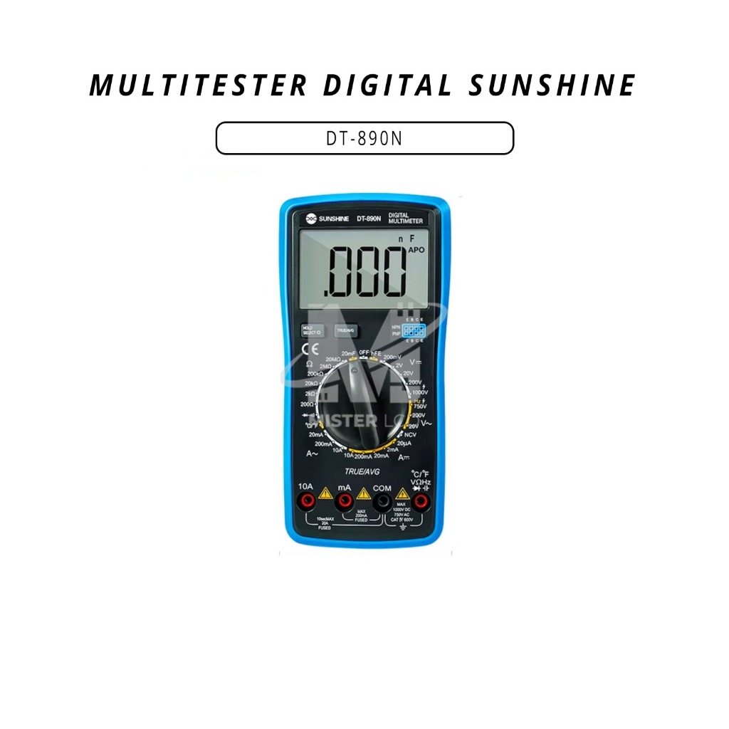 MULTITESTER DIGITAL SUNSHINE DT-890N