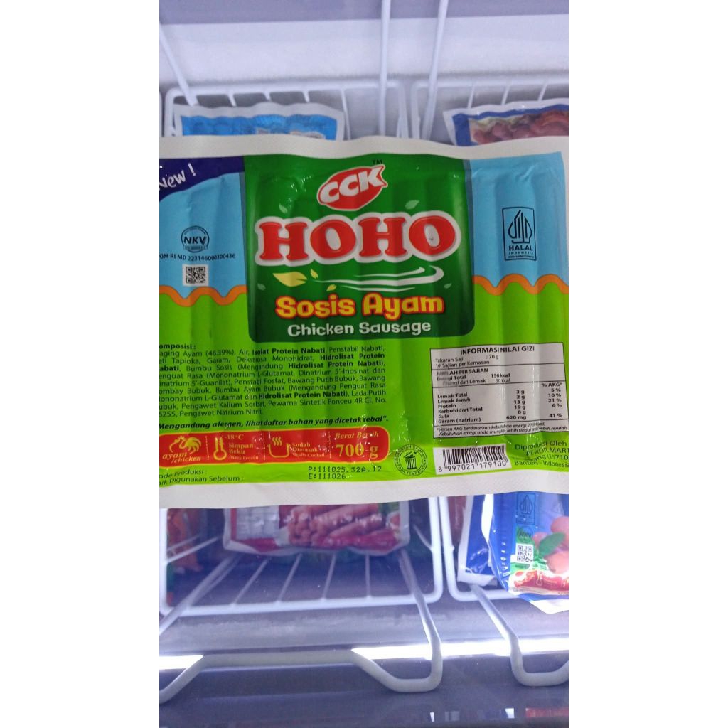 hoho sosis ayam kemasan 700gram