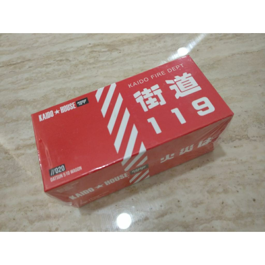 KAIDO HOUSE X MINI GT //020 DATSUN 510 WAGON 119 KAIDO FIRE DEPT Diecast