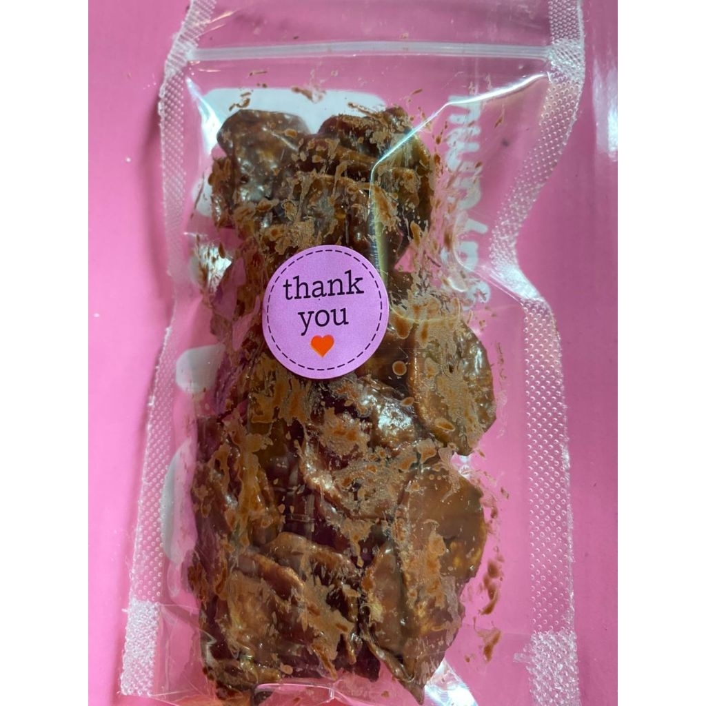 Kripik pisang rasa coklat