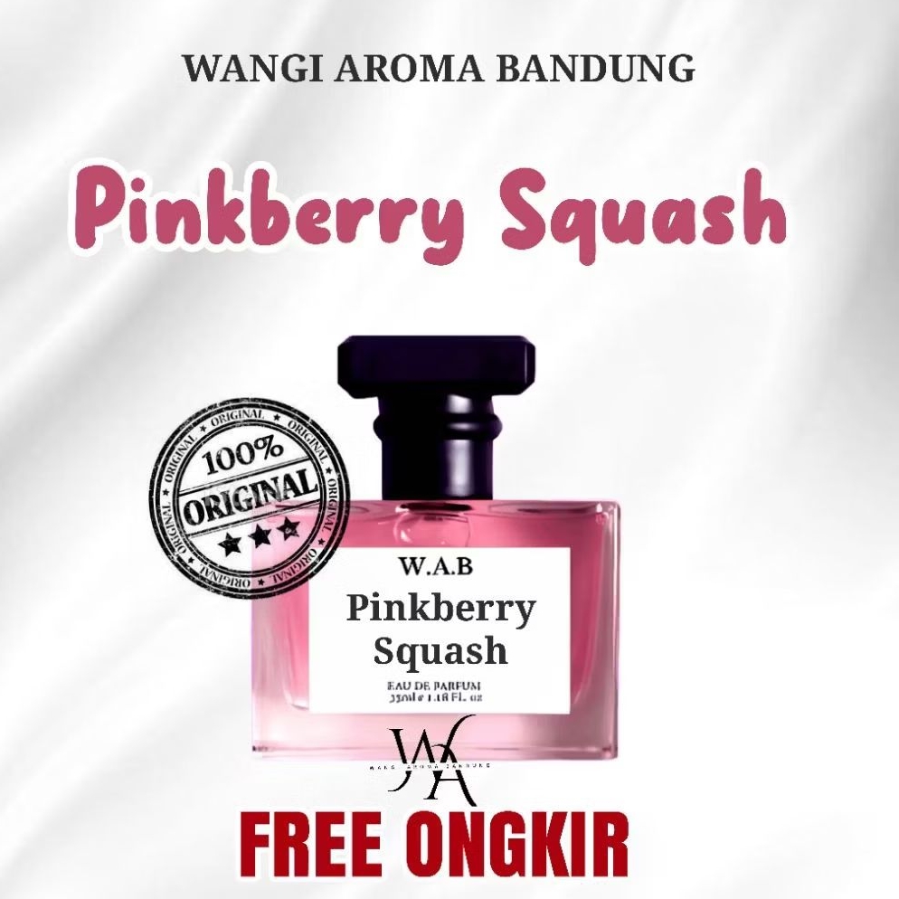 FARFUME W.A.B MURAH MERIAH MUNTAH DISKON [ PINK BERRY ] Parfume Unisex Pria Wanita Parfume aroma pin