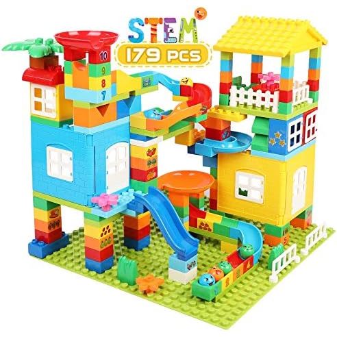Marble Run Building Blocks with 6 Balls
