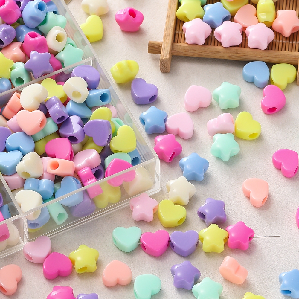 Manik Manik Mote Stoper Pastel Lubang Besar Mote Pastel