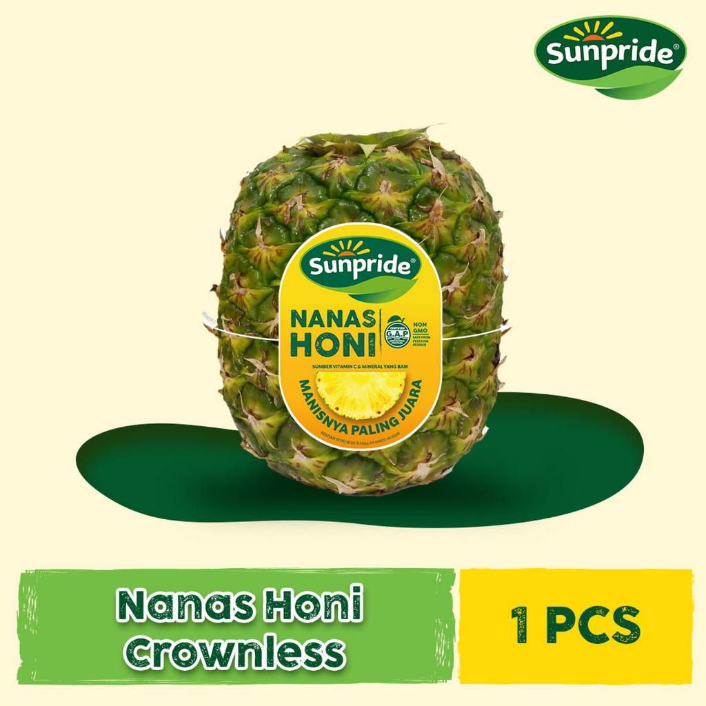 Nanas Honi Tanpa Crown Sunpride Jumbooo Per Buah 1 pcs | Dita Fruits Bogor