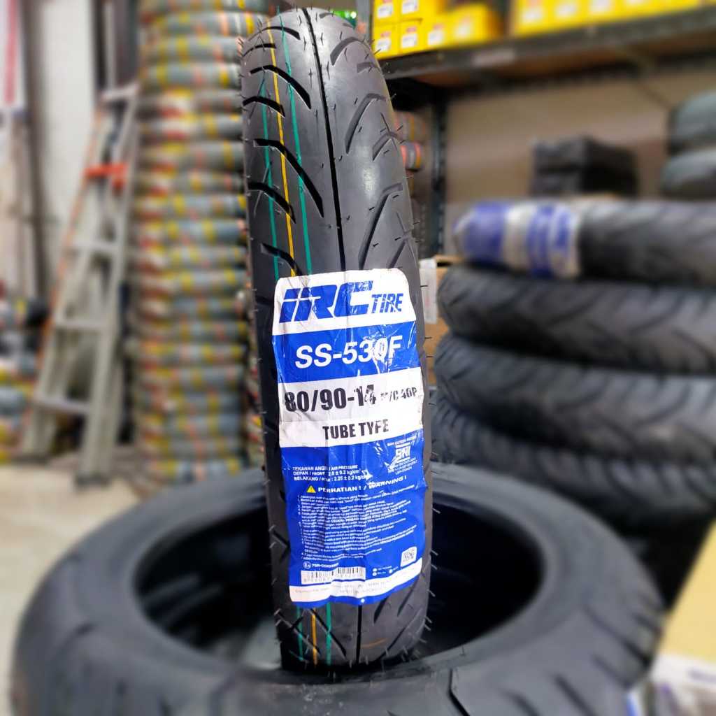 BAN LUAR IRC 8090 RING 14 SS 530F BAN LUAR DEPAN BEAT VARIO SCOOPY OLD BAN LUAR BELAKANG MIO