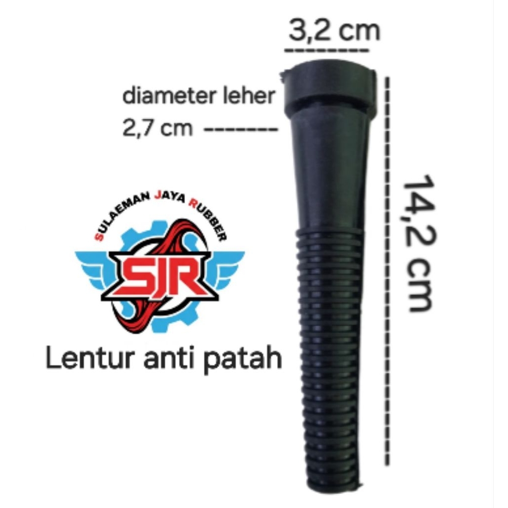 karet pencabut bulu ayam / karet bubut bulu ayam / karet plucker ayam original panjang 14,2 cm