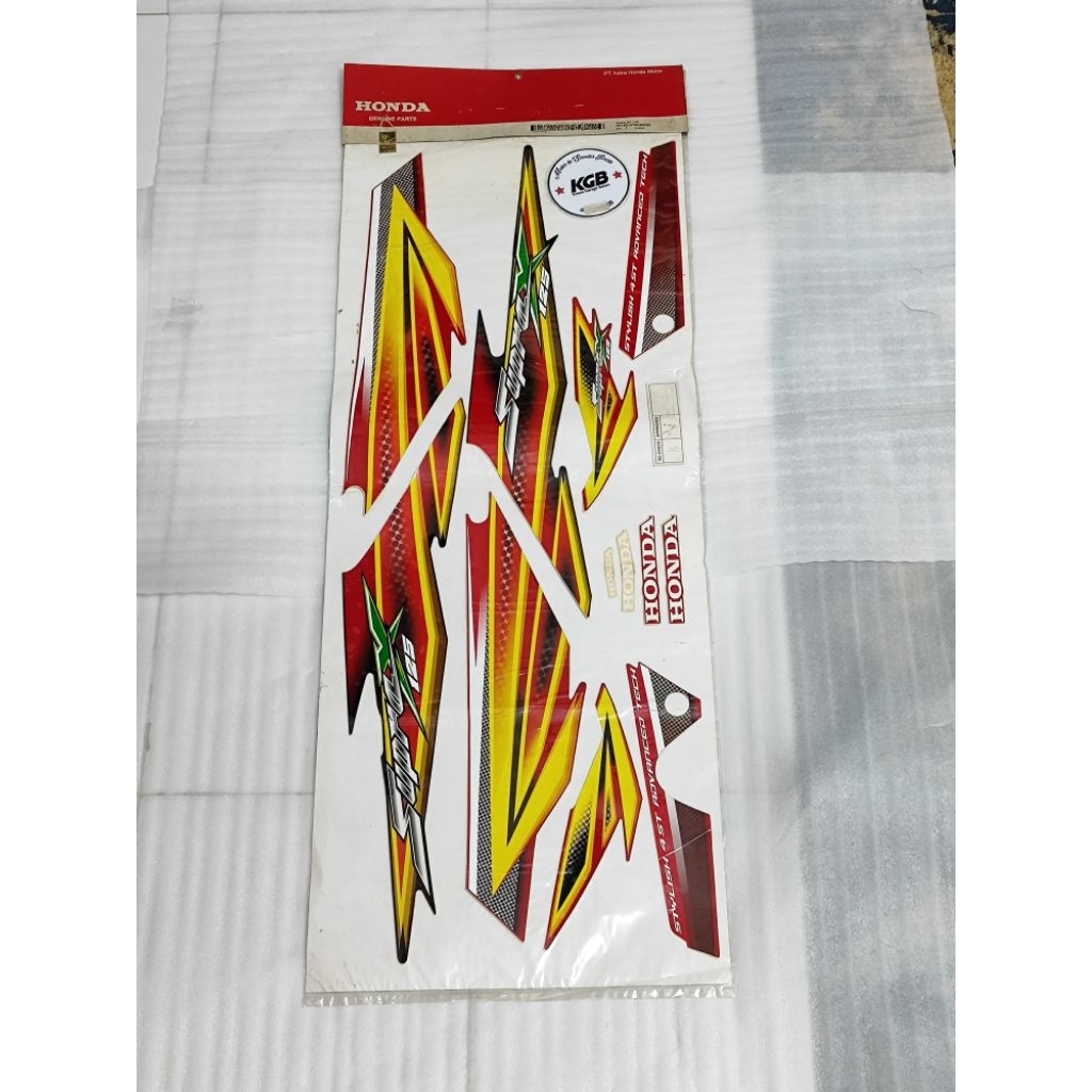 striping polet stiker supra x 125 lama Ori baru ahm 871x0 ktm 860zc