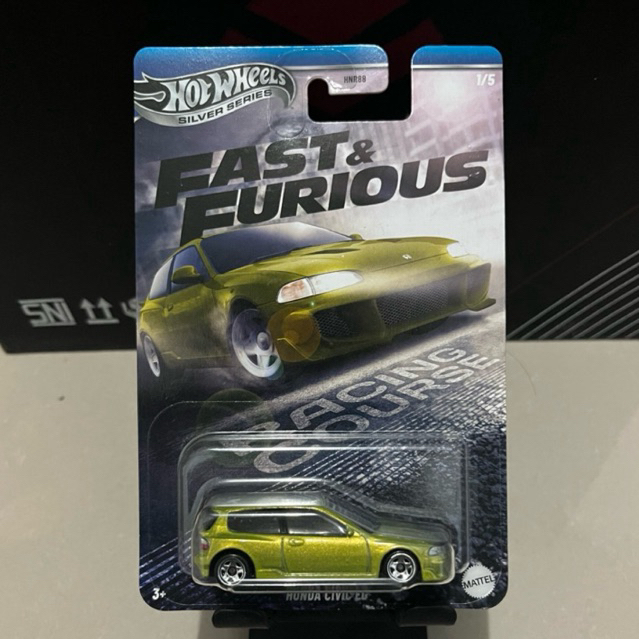 Hot Wheels Fast & Furious Racing Course Honda Civic EG HotWheels FF Civic EG