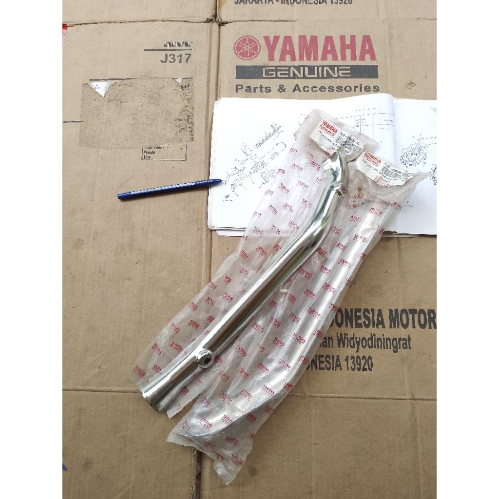 Cover Leher Knalpot Yamaha Jupiter Old 5LM E4628 00 Original YGP NOS
