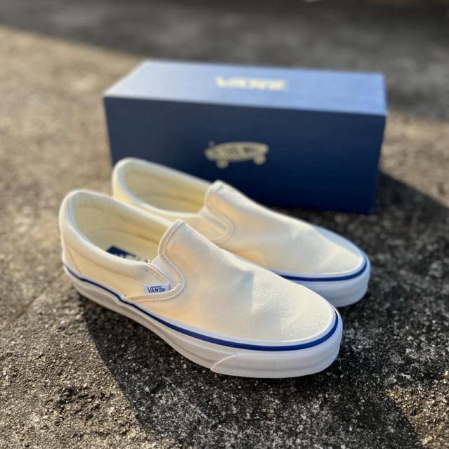 Vans Premium Slip On 98 Reissue Off White Original Resmi
