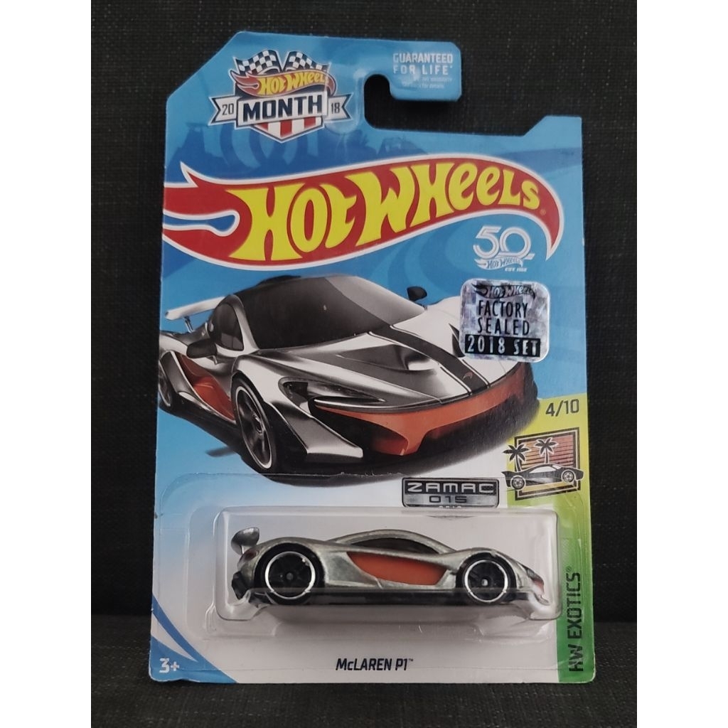 Hot Wheels McLaren P1 Silver Zamac