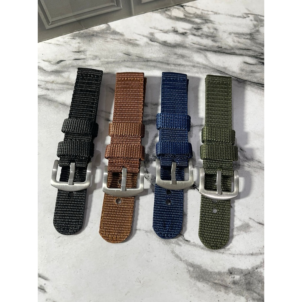 tali jam tangan universal tali jam tangan kanvas / nilon tali jam tangan army