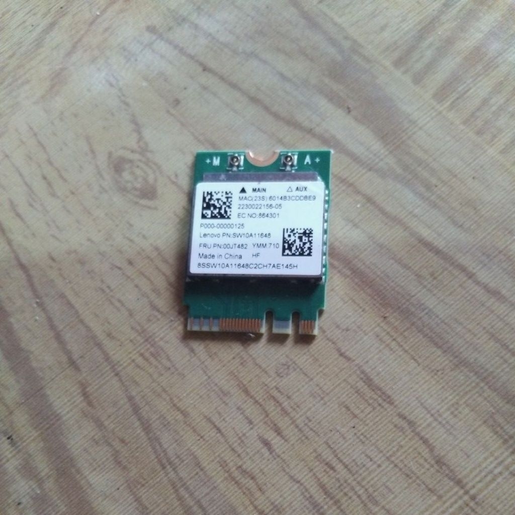 Wifi card laptop lenovo ideapad 330 ori lepasan normal