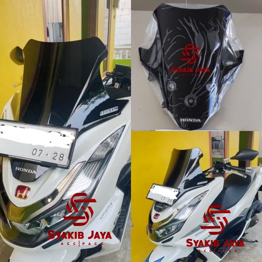 Visor Depan Windshield Honda Pcx 160 2022-2024 ORI AHM