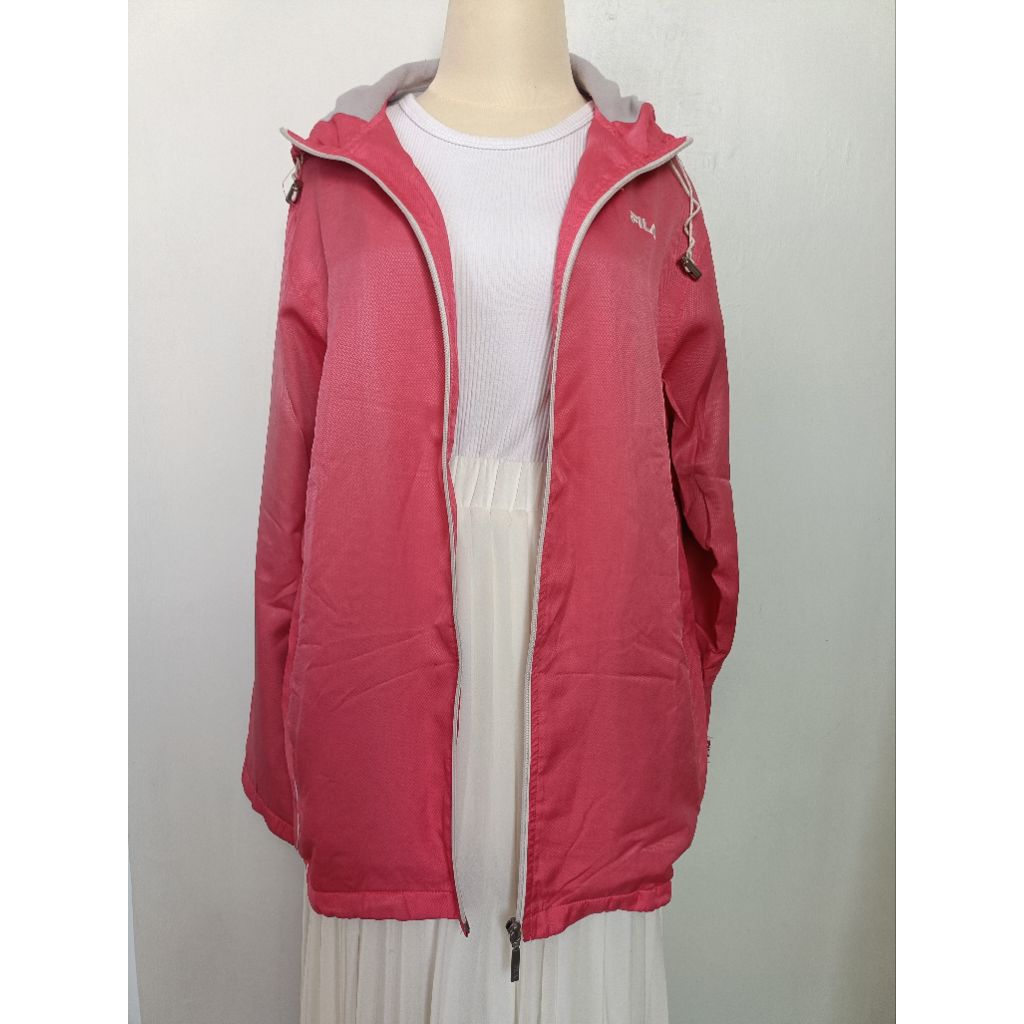 (PRELOVED) FILA JACKET FLEECE PINK BY WDYS