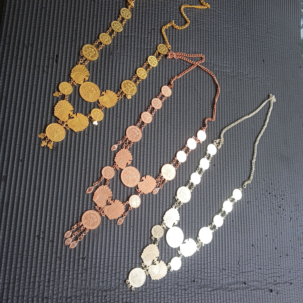 Kalung Koin Burung Kuau Khas Jambi