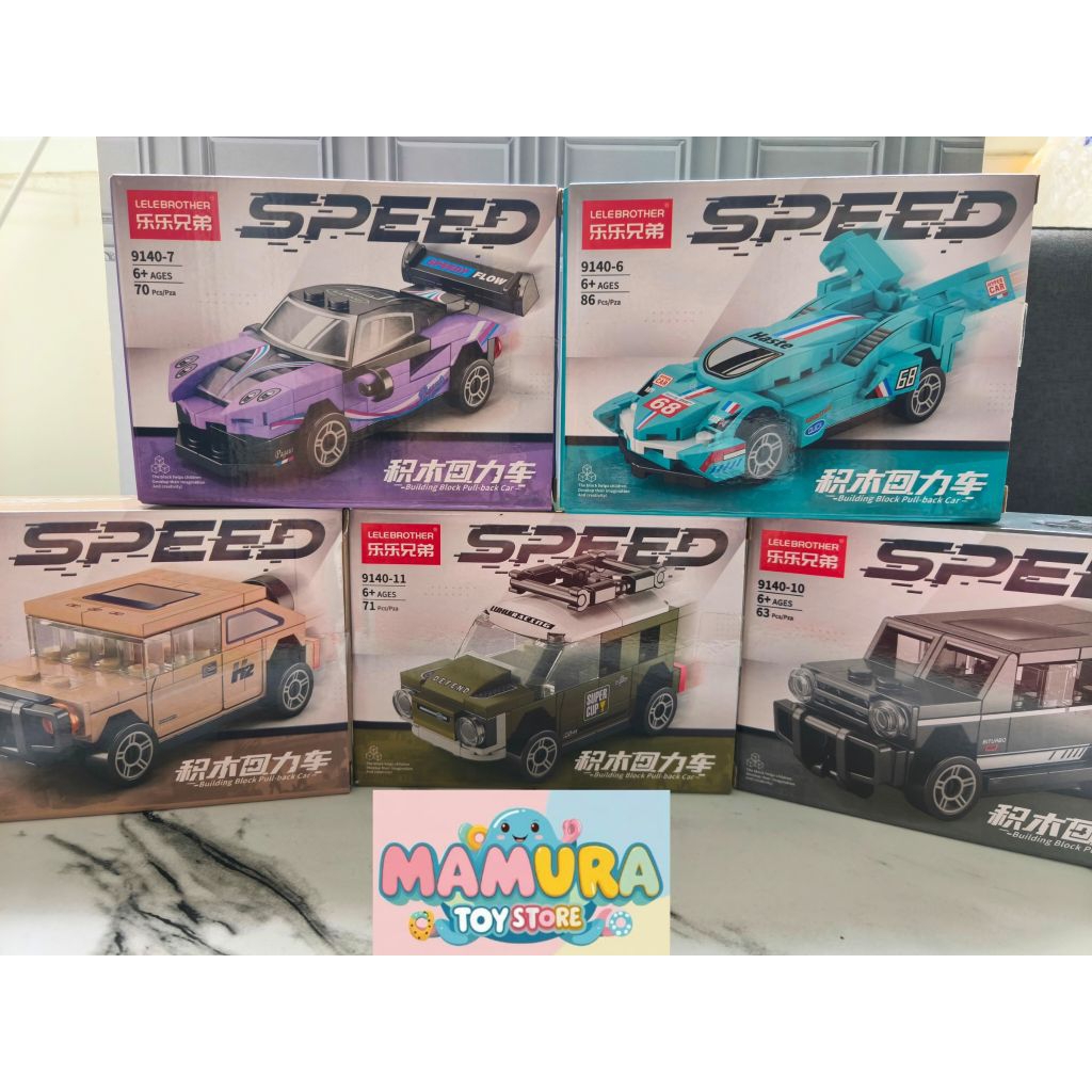 Mainan Lego Mobil Speed/Lego Mobil/Mainan Anak/Mainan Lego Anak