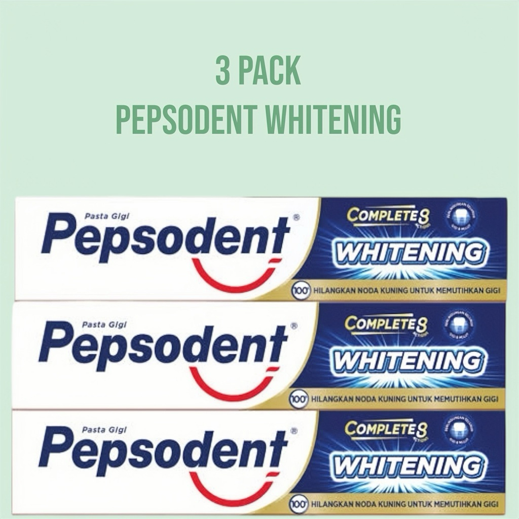 ISI 3 PEPSODENT COMPLETE 8 WHITENING | PEPSODENT