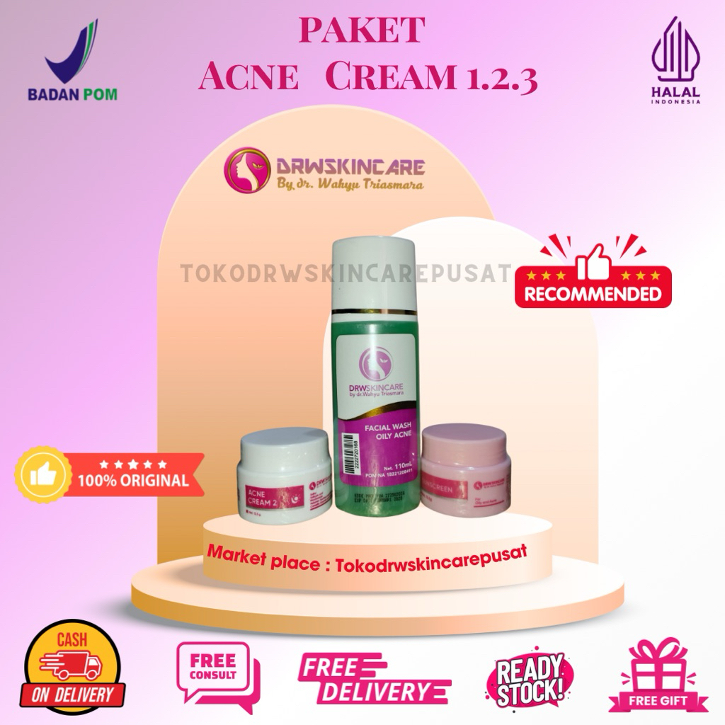 Paket Acne 1,2,3 Drw skincare