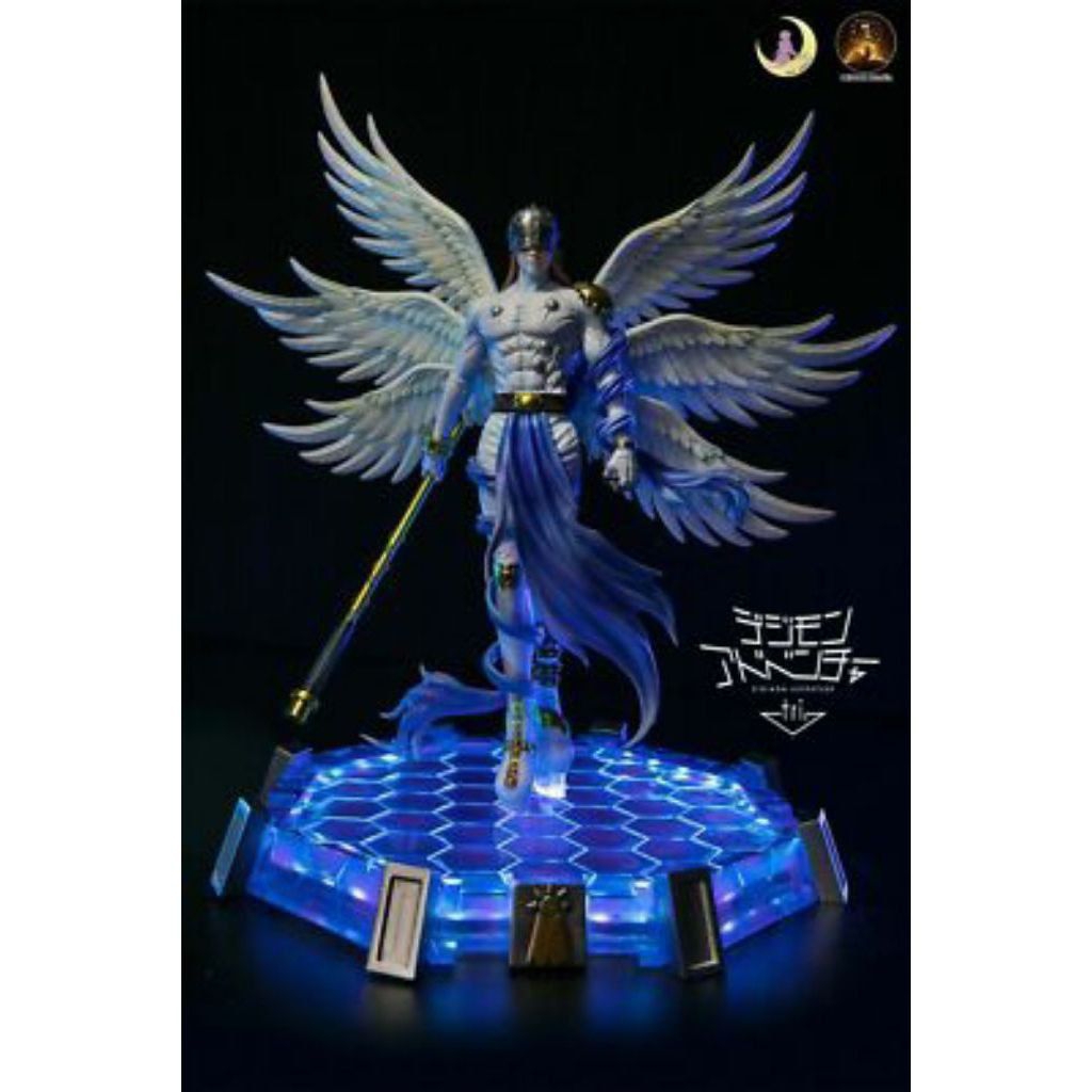 Statue Digimon Angemon Holy With LED