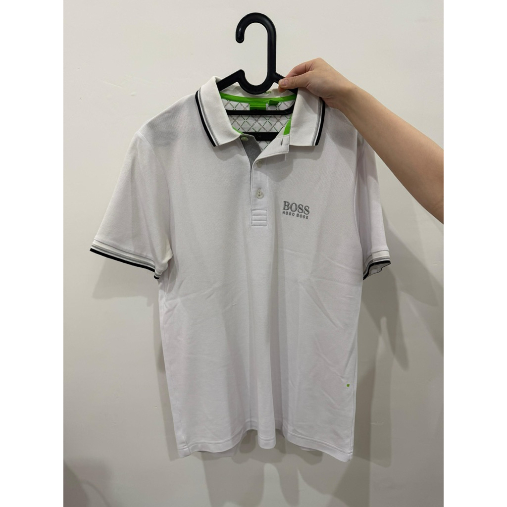 Kaos Hugo Boss Putih (Original) - Warna Putih