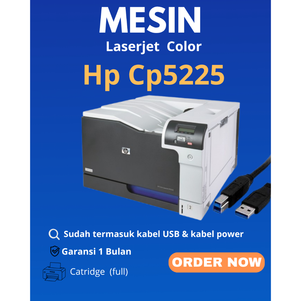 Printer HP Color LaserJet Professional CP5225 – Printer Warna A3 Berkualitas Tinggi