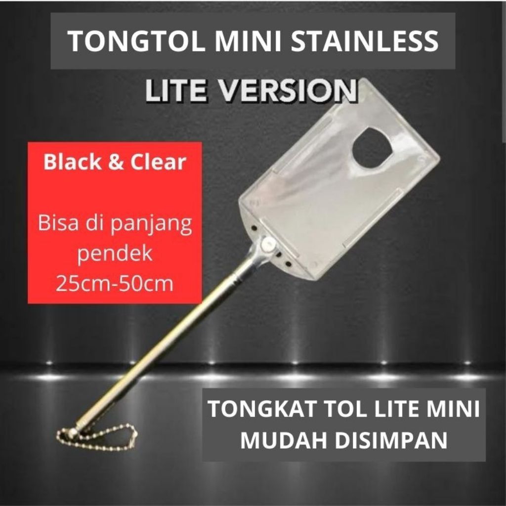 Tongkat Tol Lite Indomextra Tongkat Tol Telescopic Tempat kartu tol mini