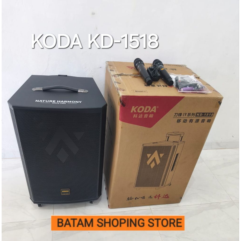 SPEAKER KODA KD-1518 / Speaker Portable Bluetooth 15 inch