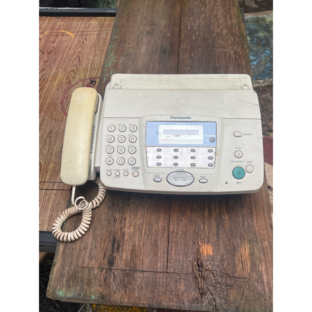 Mesin Pesawat Telfon / Telpon / Telephone Faximile / Faksimili / Fax, Panasonic KX-FT901