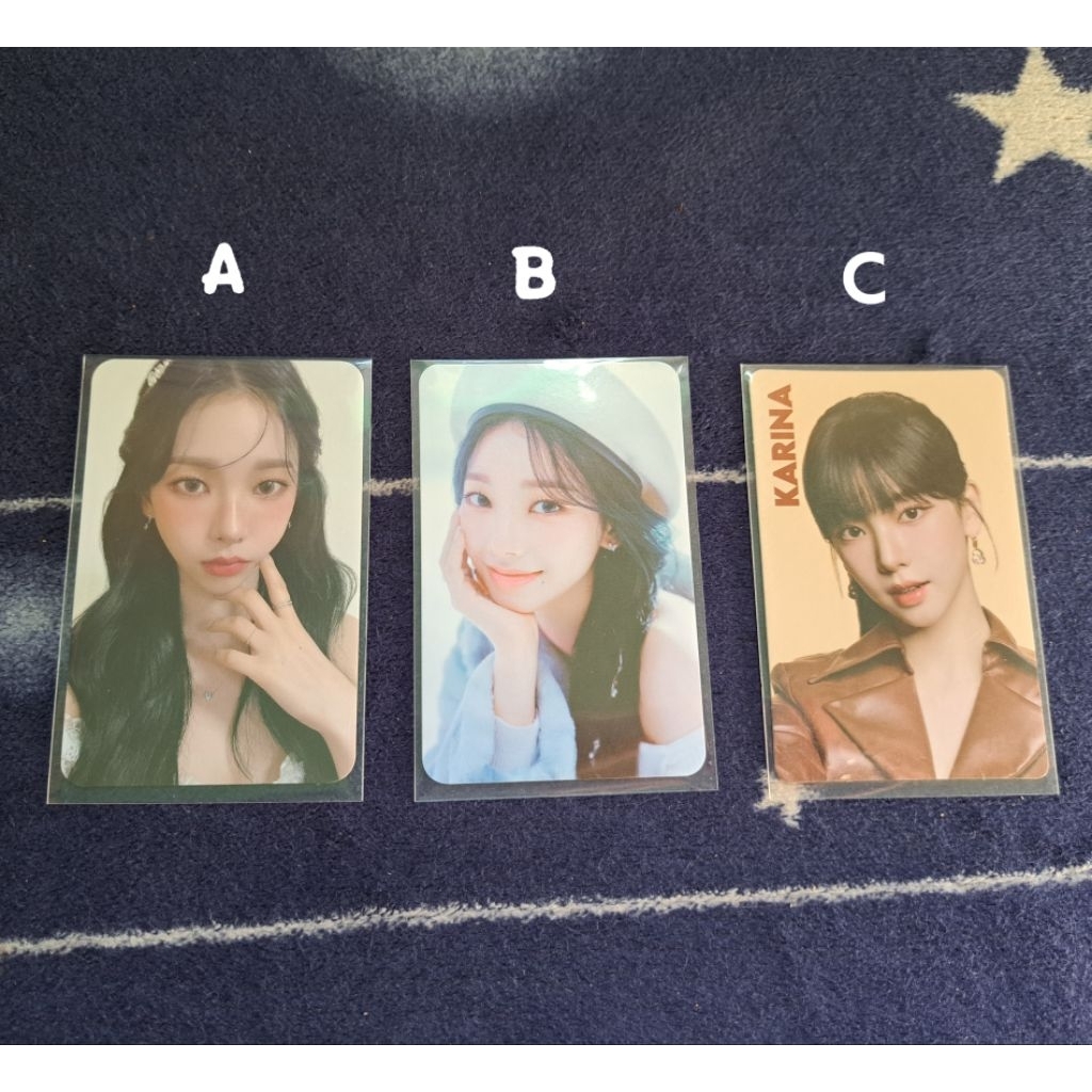 PHOTOCARD KARINA AESPA OFFICIAL