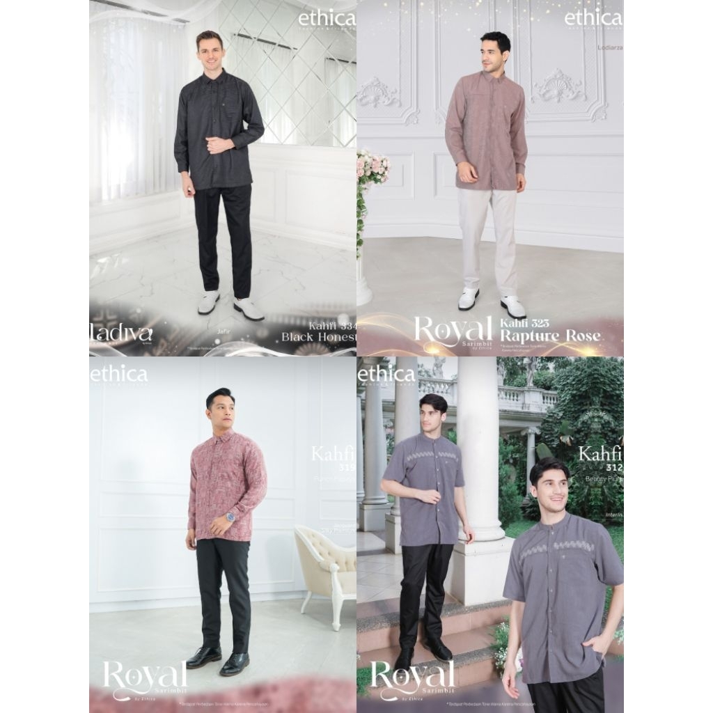 ETHICA BAJU KEMEJA KOKO DEWASA || KAHFI 305, KAHFI 306, KAHFI 312, KAHFI 319, KAHFI 323, KAHFI 334, 