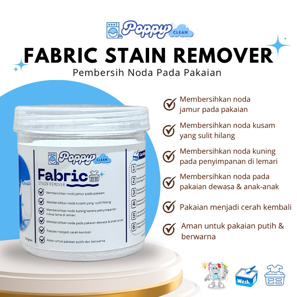 Poppy Clean Fabric Stain Remover