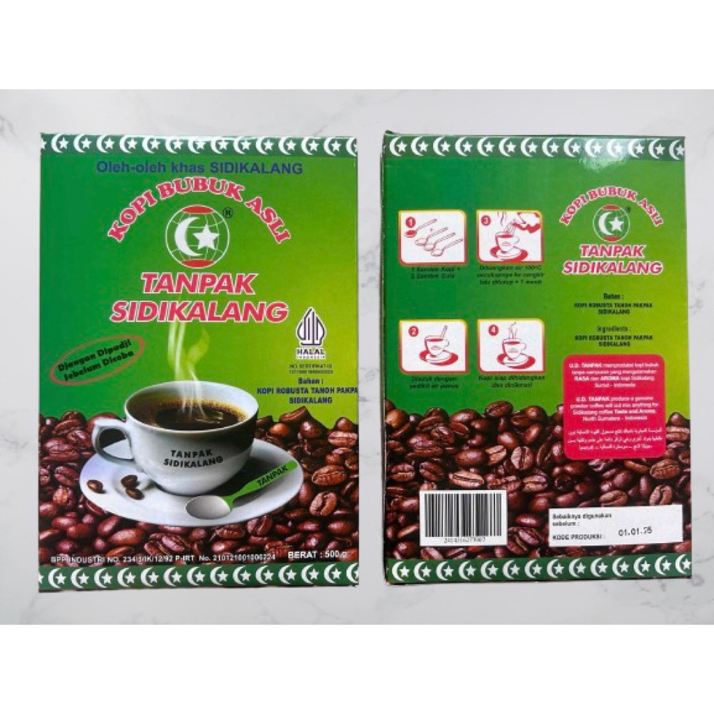 Kopi Bubuk Tanpak Sidikalang 1 Kg