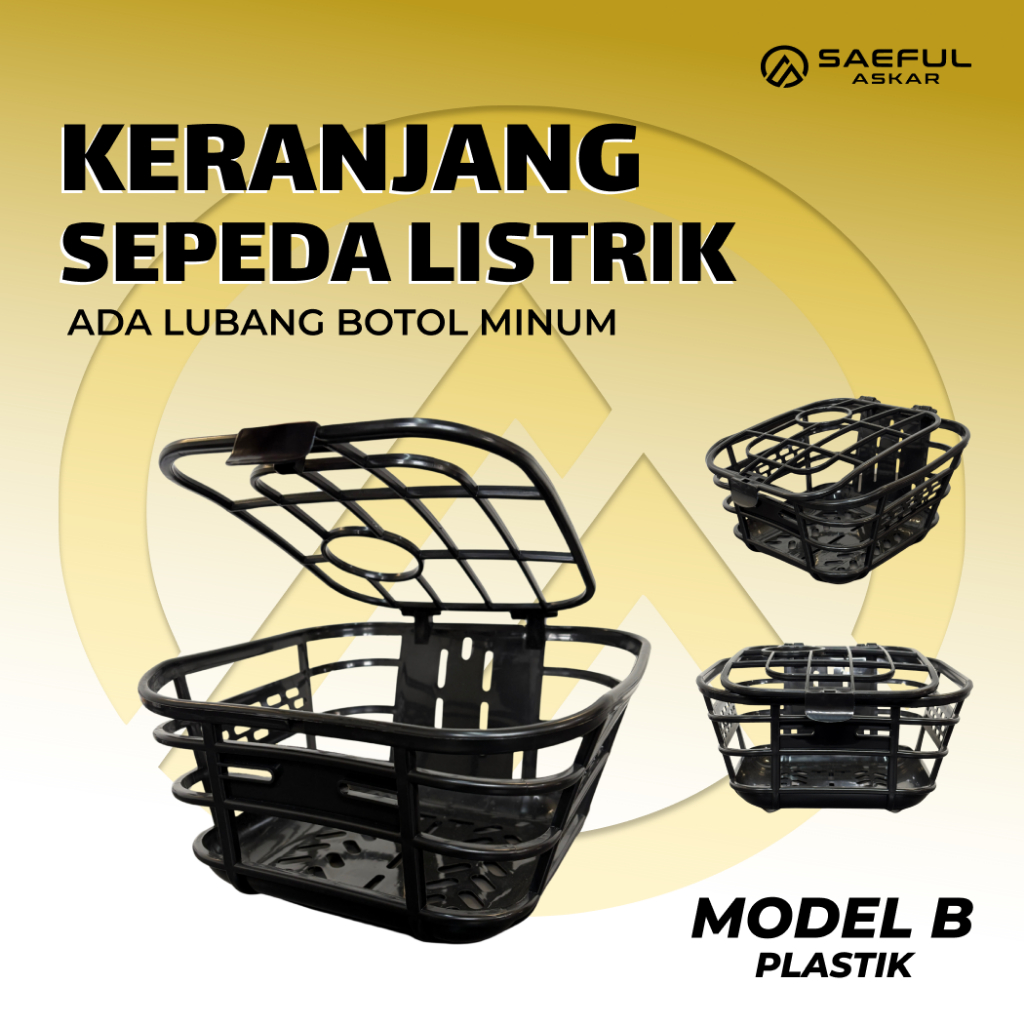 Rak Keranjang Depan Sepeda Motor Skuter Listrik Elektrik Selis