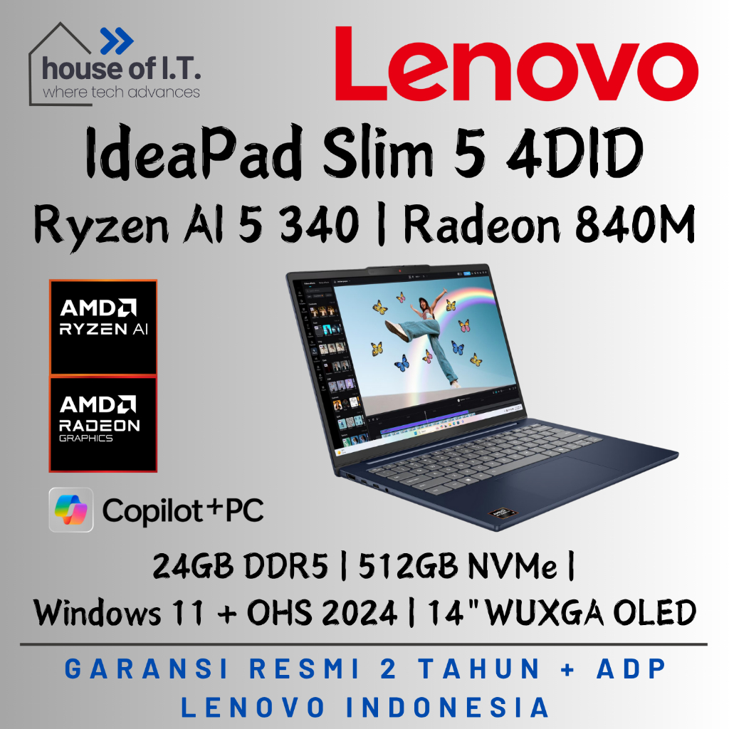 Lenovo IdeaPad Slim 5 Ryzen AI 5 340 24GB RAM - Lenovo IdeaPad Slim 5 Ryzen AI 7 350 24GB RAM | Leno